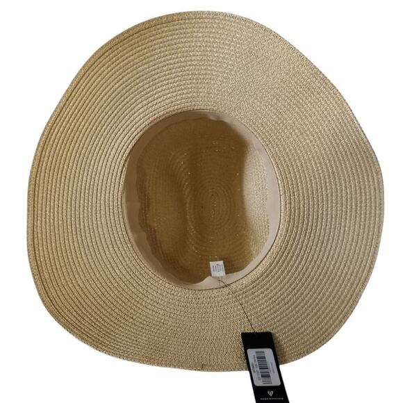 Lulu's Straw Braided Sun Hat Natural OS - Picture 4 of 5